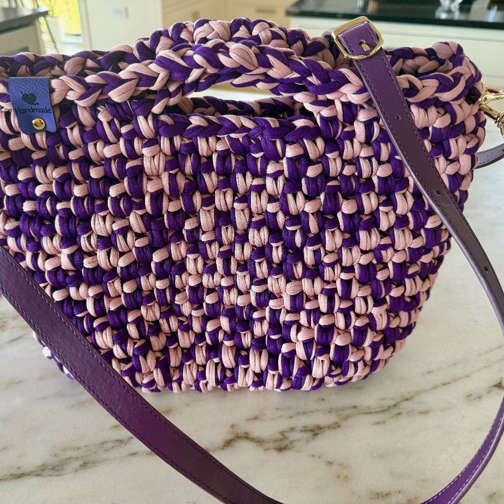 Crochet purse